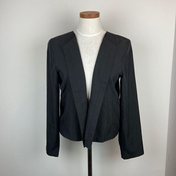 Eileen Fisher Tencel Open Front Travel Jacket - Picture 1 of 5
